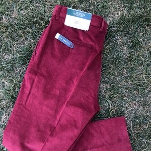 POLO RALPH LAUREN Cranberry Corduroy Pants 34x30